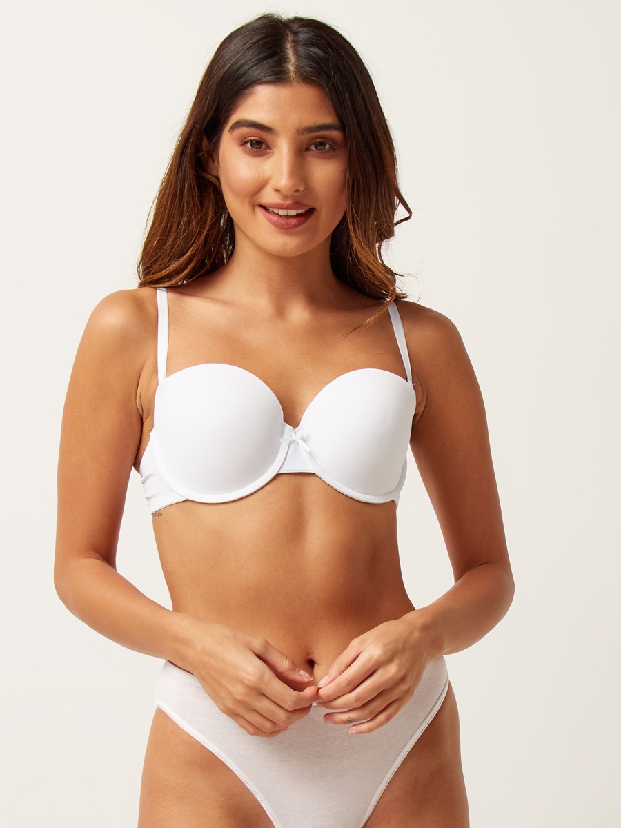 Textured Balconette Bra