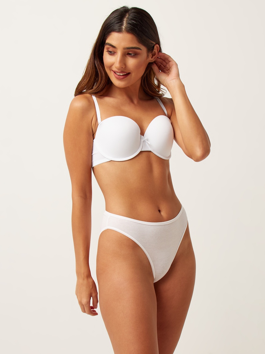 Textured Balconette Bra