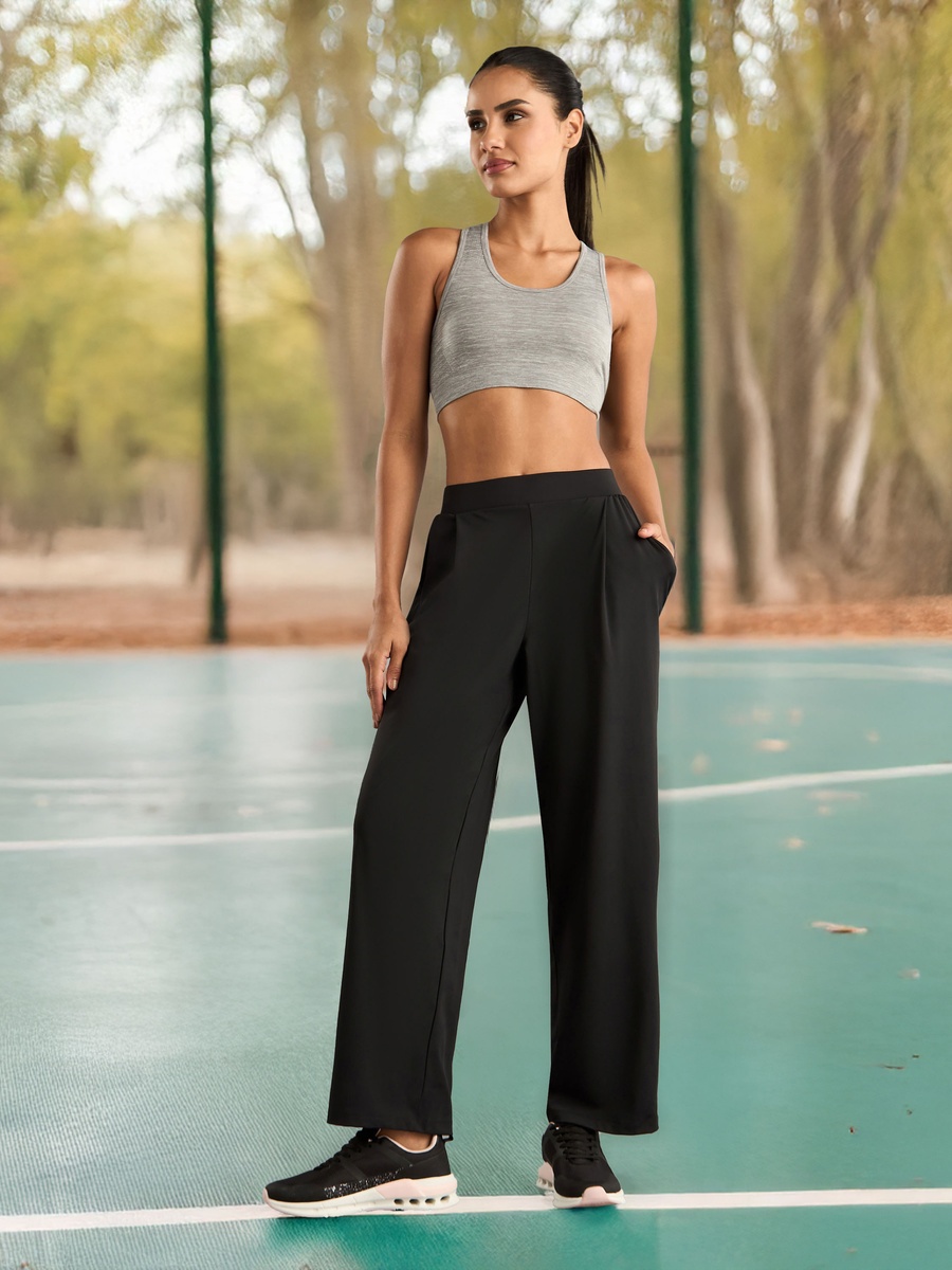 Plain Seamless Racerback Sports Bra