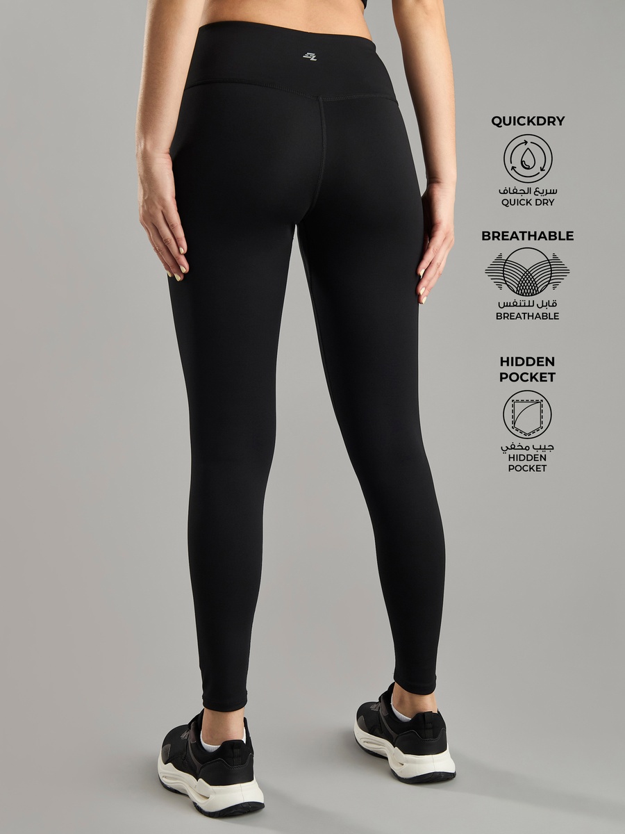 Plain High Rise Leggings