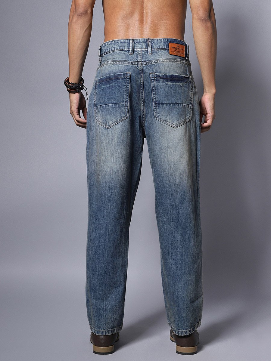 Mid Rise Regular Fit Faded Jeans