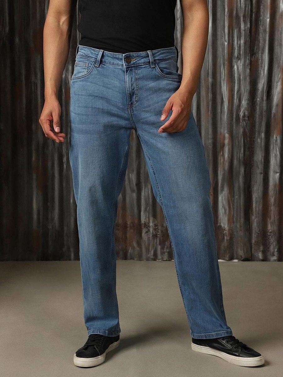 Mid Rise Regular Fit Faded Jeans