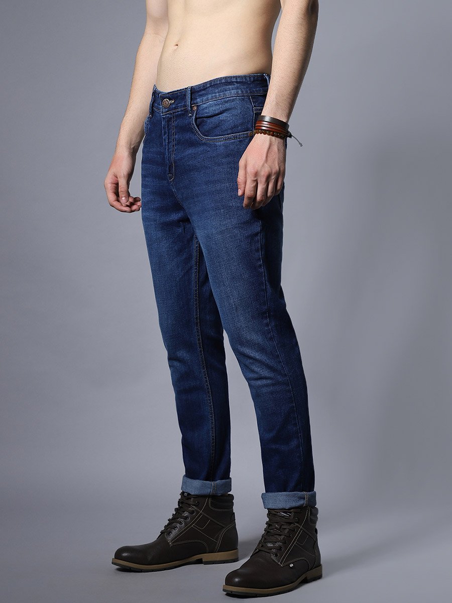 Mid Rise Regular Fit Faded Jeans