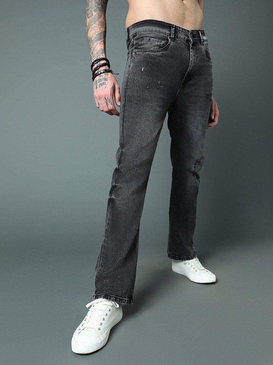 Mid Rise Regular Fit Faded Jeans