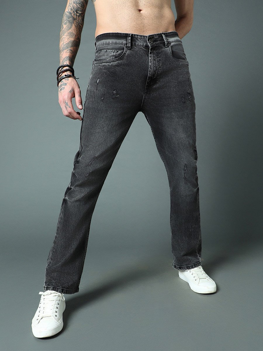 Mid Rise Regular Fit Faded Jeans