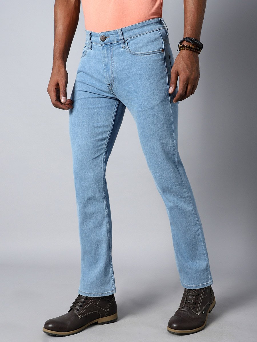 Mid Rise Regular Fit Jeans For Men at UAE | Styli