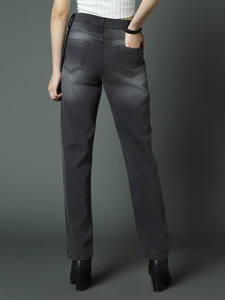 High Rise Regular Fit Jeans