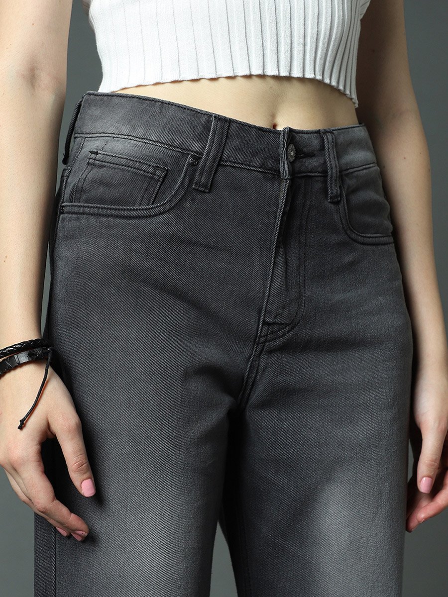 High Rise Regular Fit Jeans
