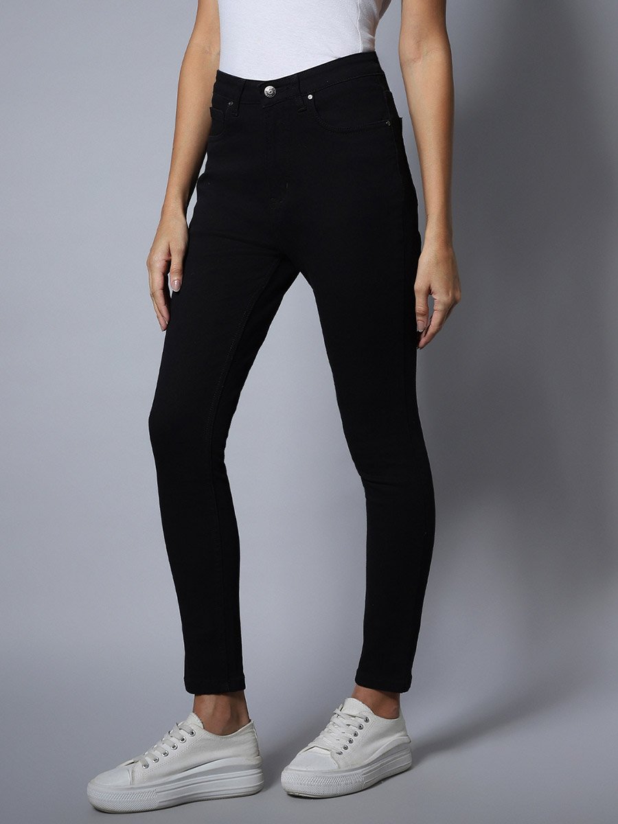High Rise Ankle Length Jeans
