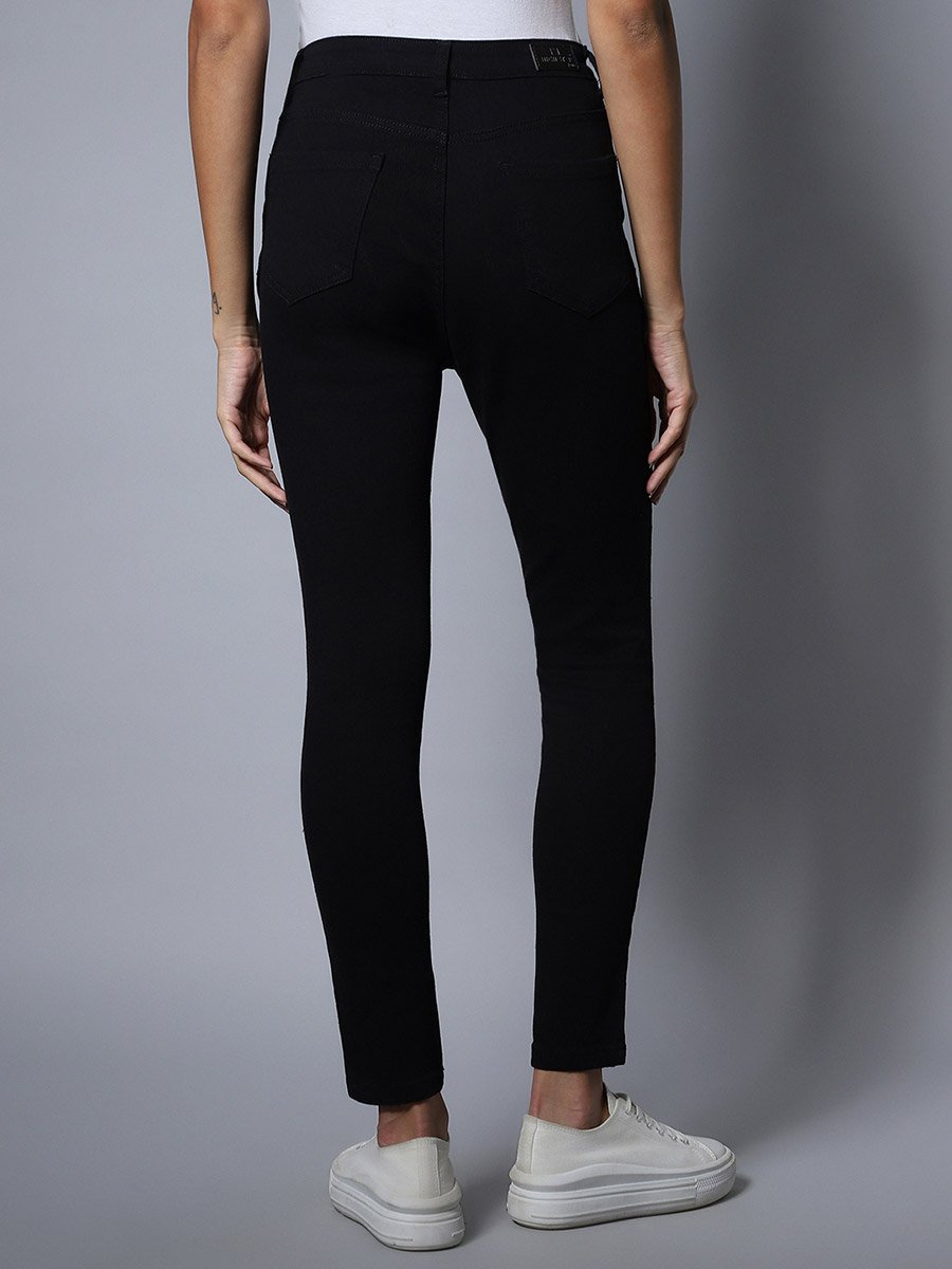 High Rise Ankle Length Jeans