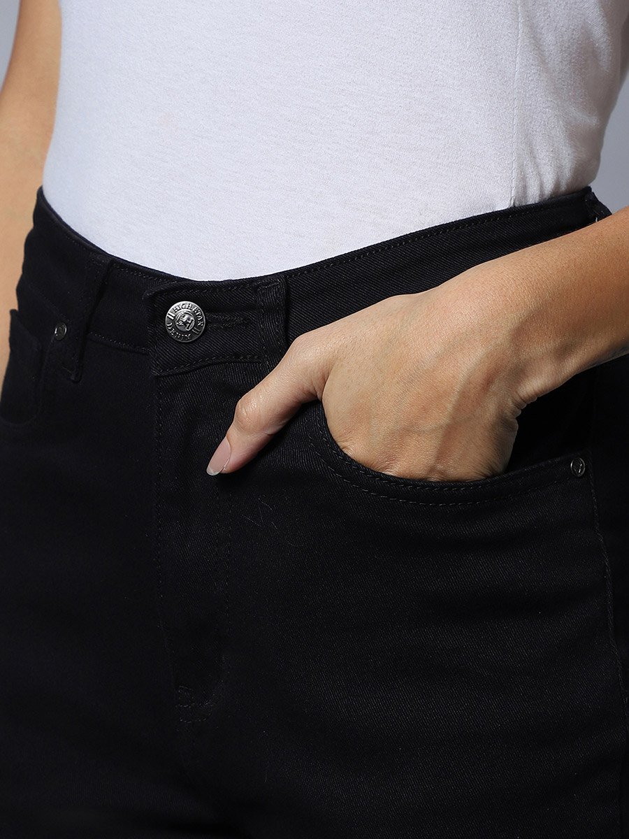 High Rise Ankle Length Jeans