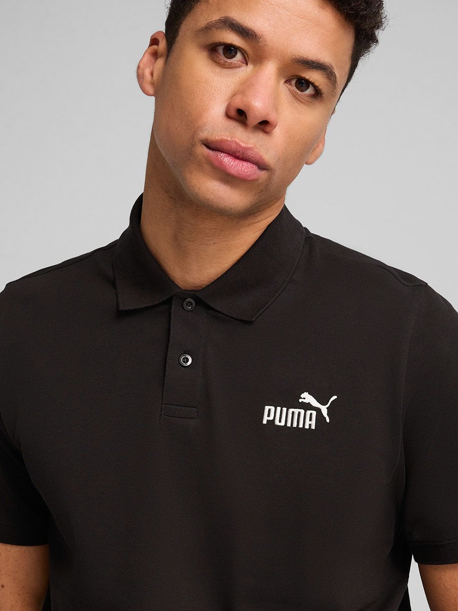 Essential Embroidered Logo Polo Neck T-Shirt