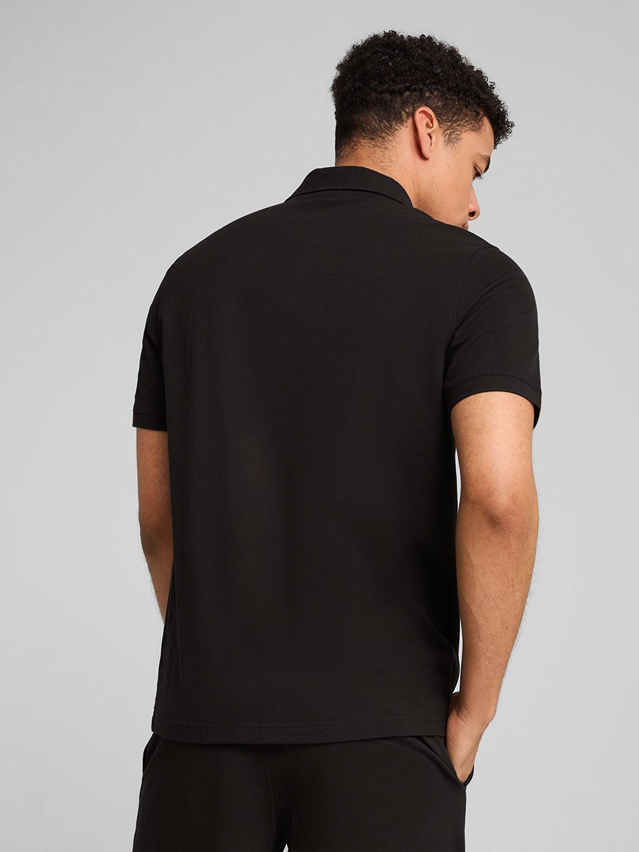 Essential Embroidered Logo Polo Neck T-Shirt
