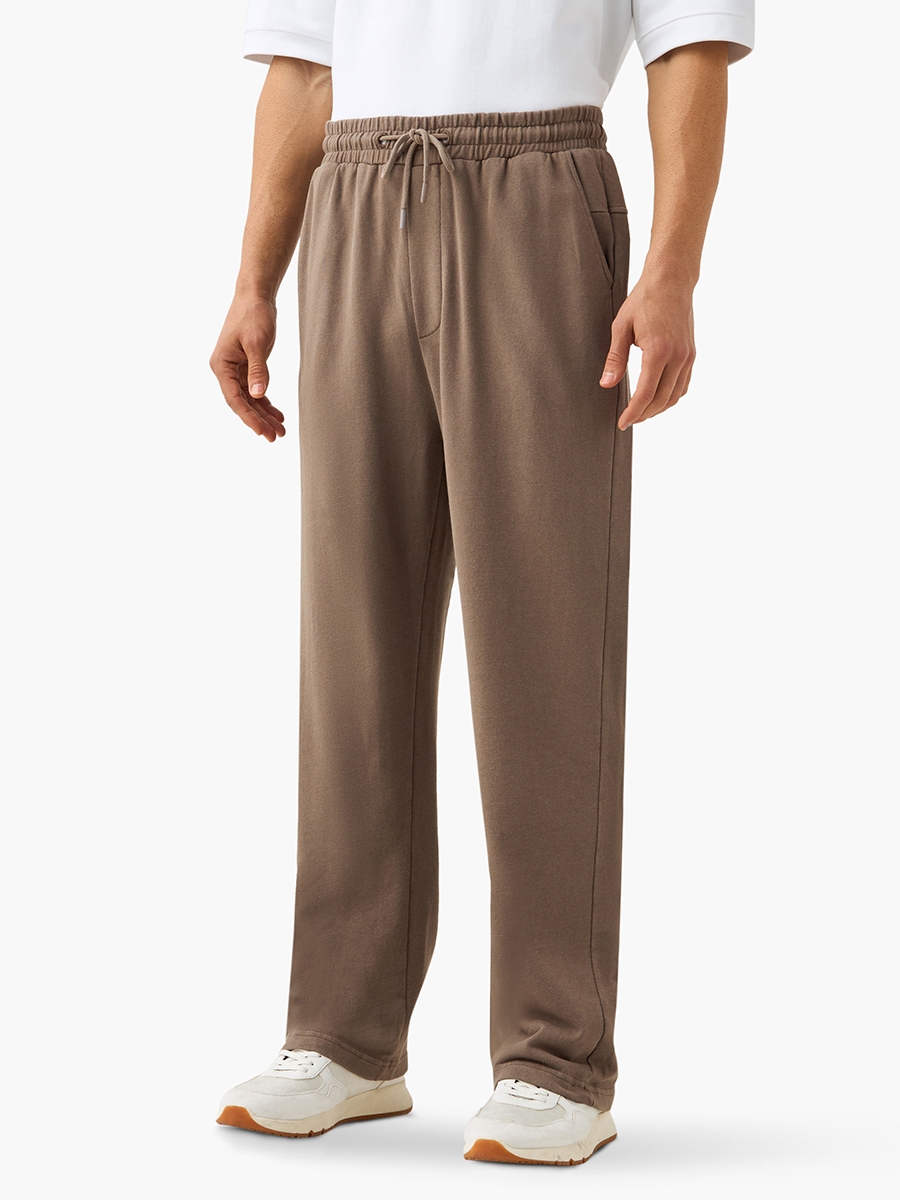 Pocket Detail Track Pants with Drawstring Closure