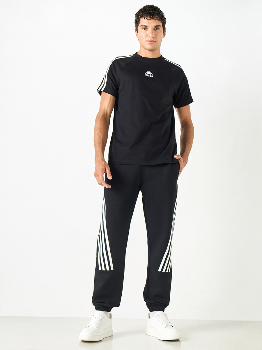 Kappa Logo Detail Joggers with Drawstring Closure