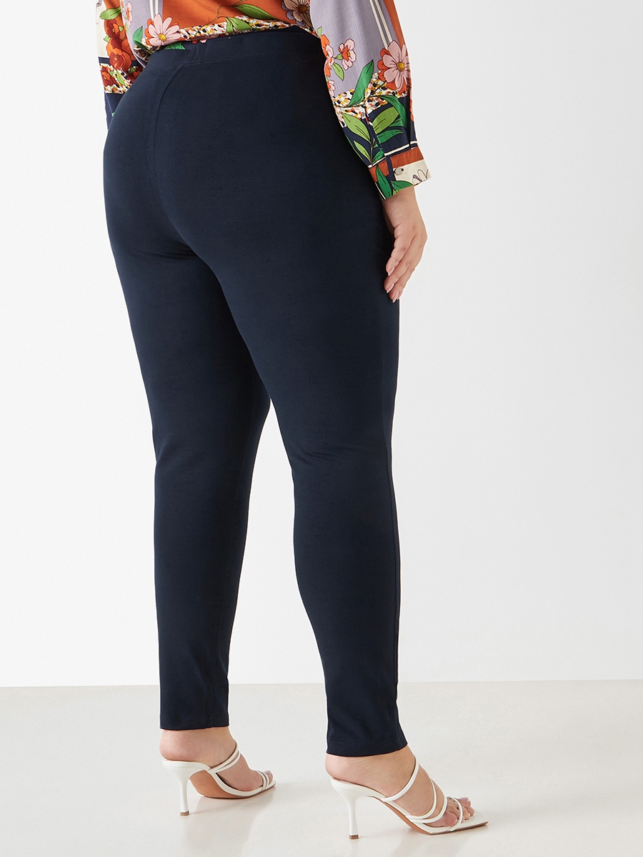 Plus Size Ulla Popken Leggings with Elasticated Waistband