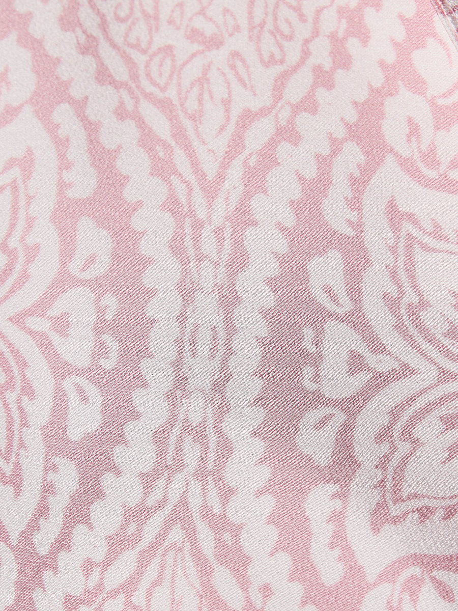 Printed Satin Shirt