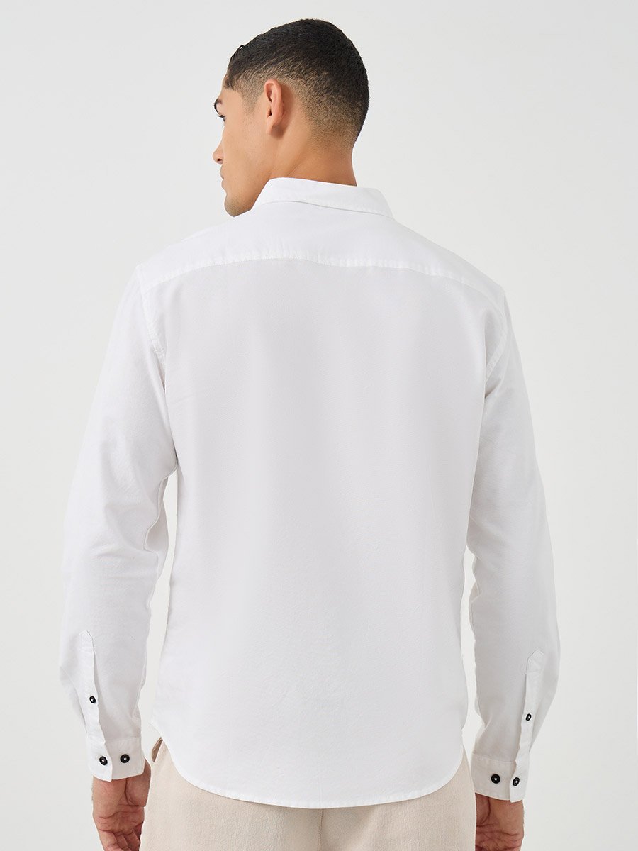Button Down Collar Regular Fit Oxford Shirt