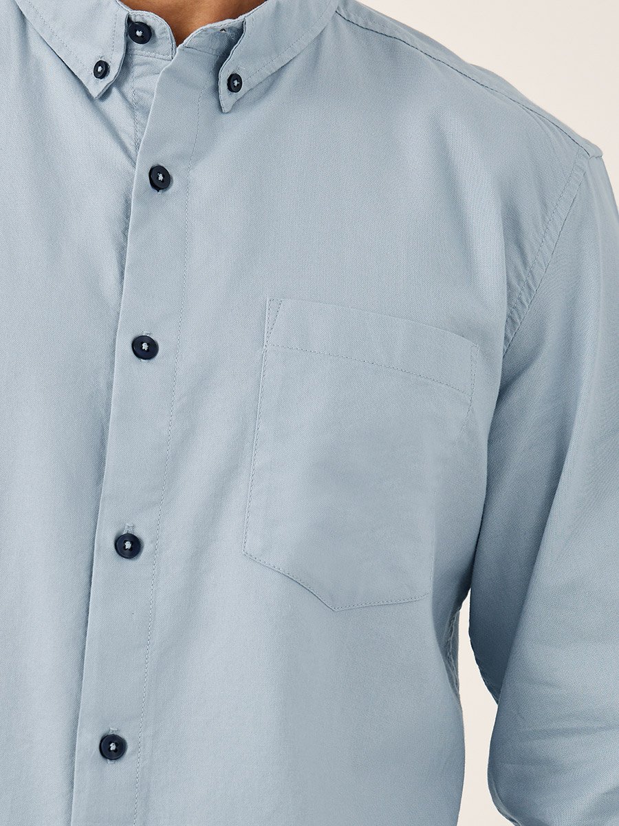 Button Down Collar Regular Fit Oxford Shirt