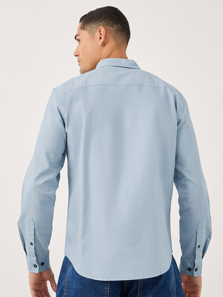 Button Down Collar Regular Fit Oxford Shirt