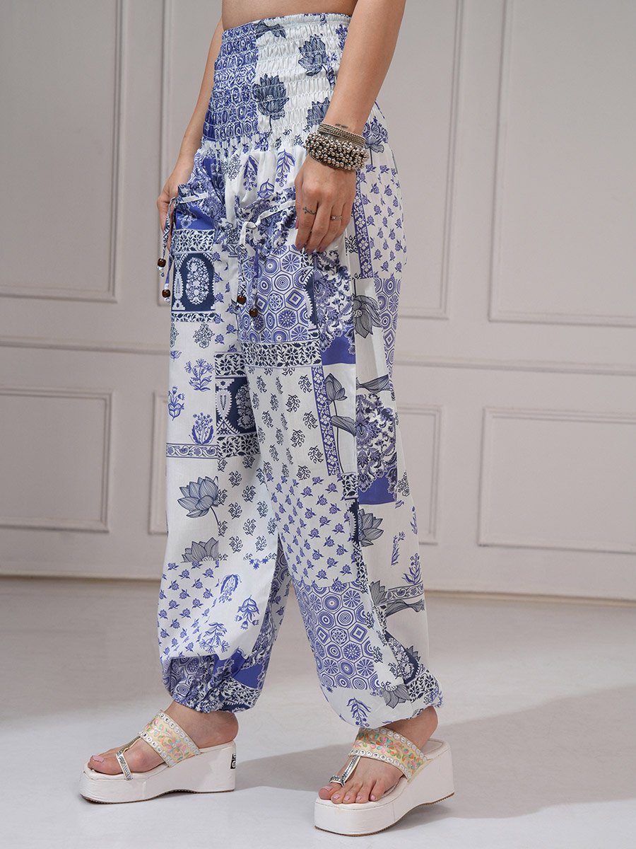 Women Multicolor Ethnic Motifs Printed Pant