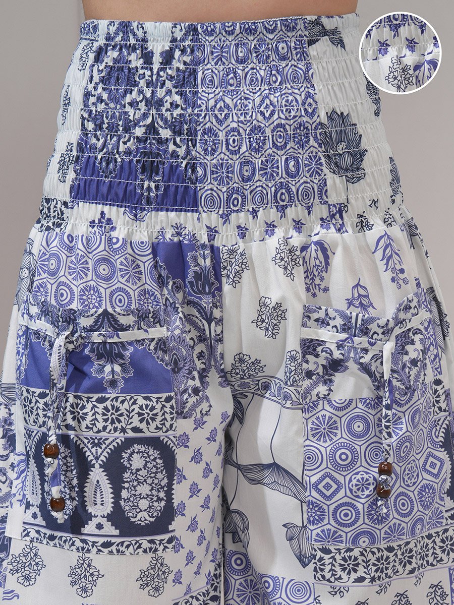 Women Multicolor Ethnic Motifs Printed Pant