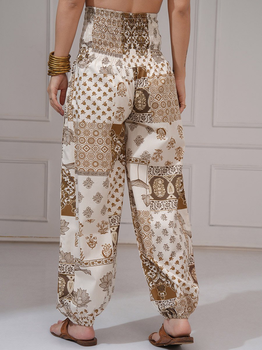 Women Multicolor Ethnic Motifs Printed Pant