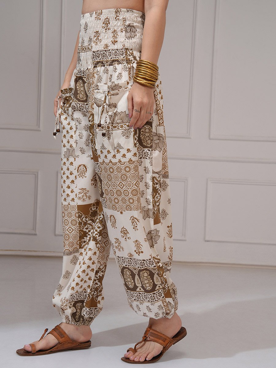 Women Multicolor Ethnic Motifs Printed Pant