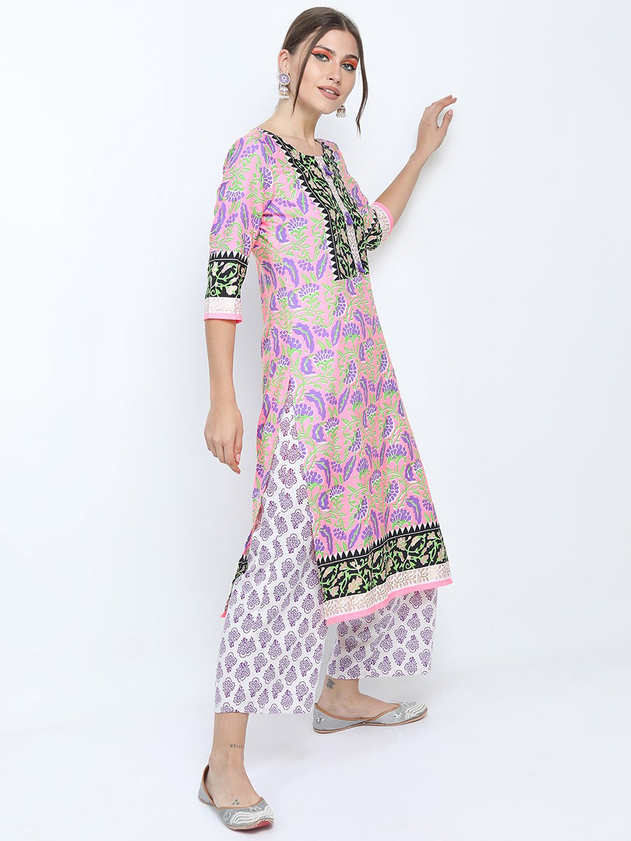 Women Multicolor Printed Kurta Set