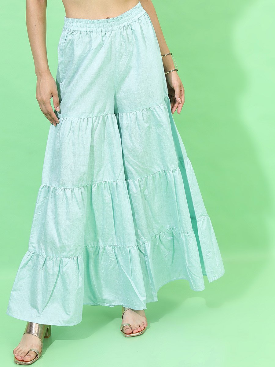 Women Blue Printed Kurta Set with Dupatta