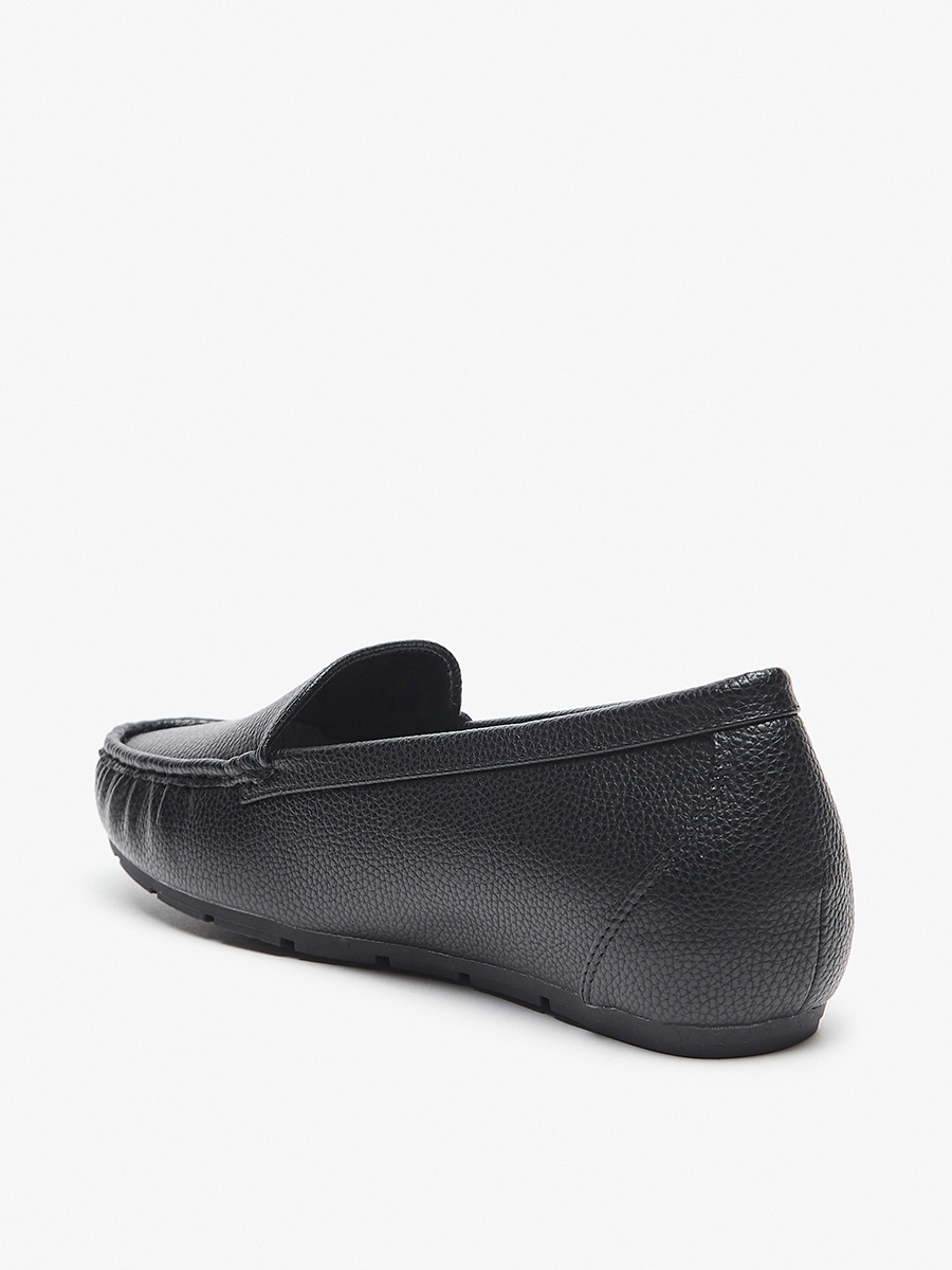 Textured Slip-On Loafers