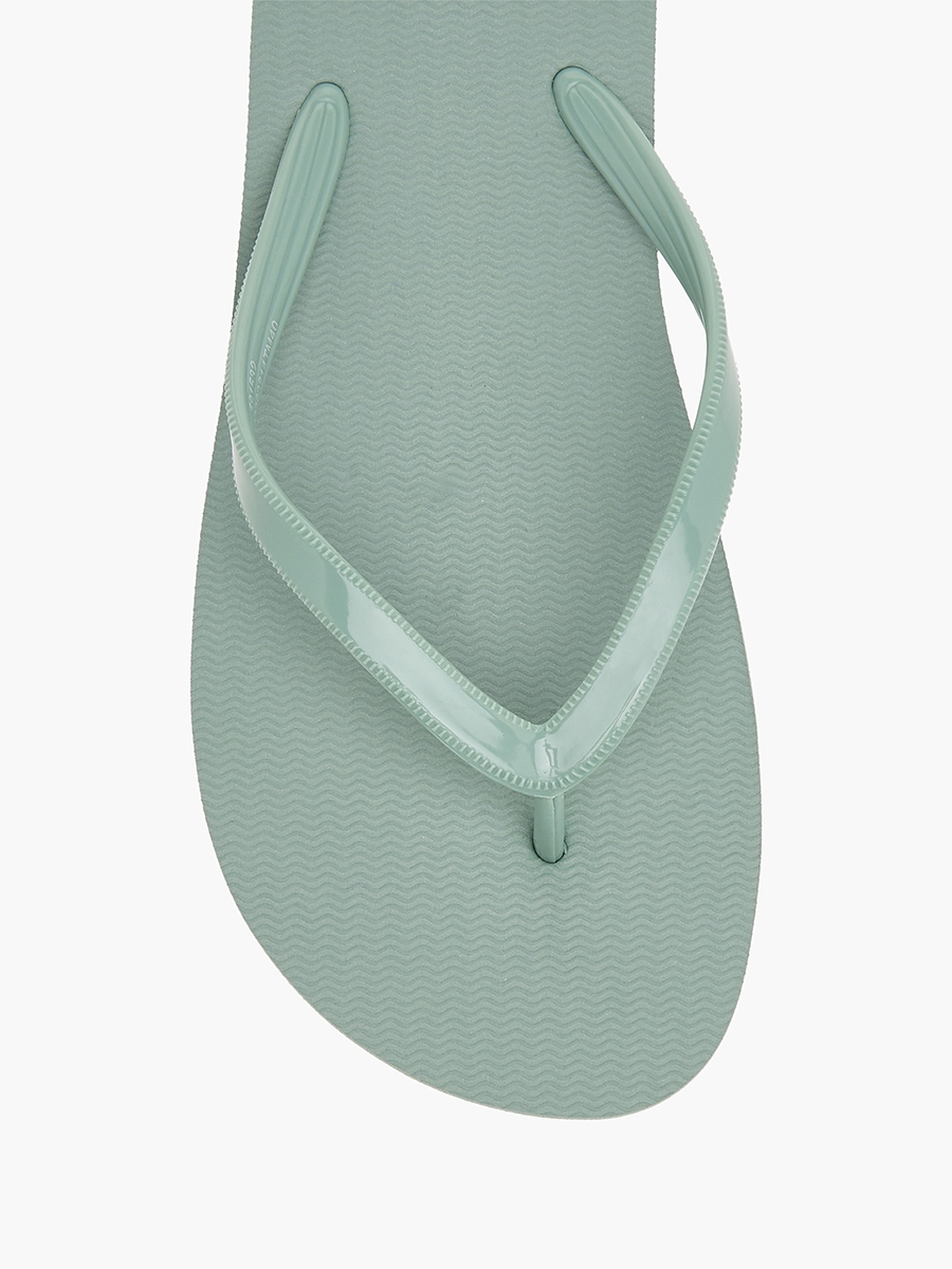 Textured Slip-On Thong Slippers