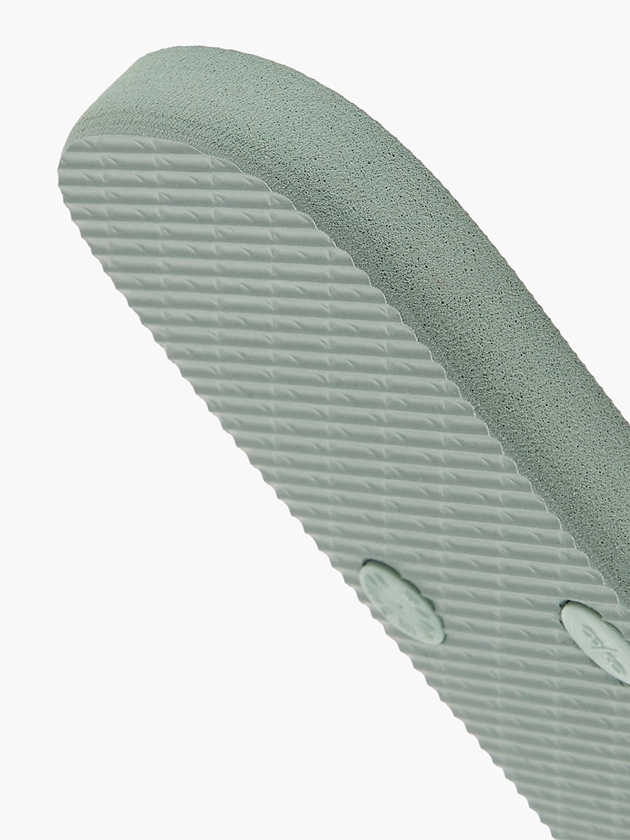 Textured Slip-On Thong Slippers