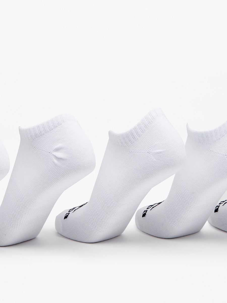 Set of 6 - Logo Detail Ankle Length Socks