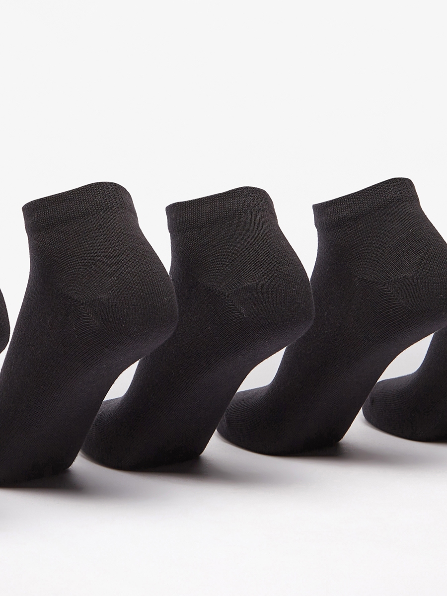 Set of 5 - Textured Ankle Length Socks