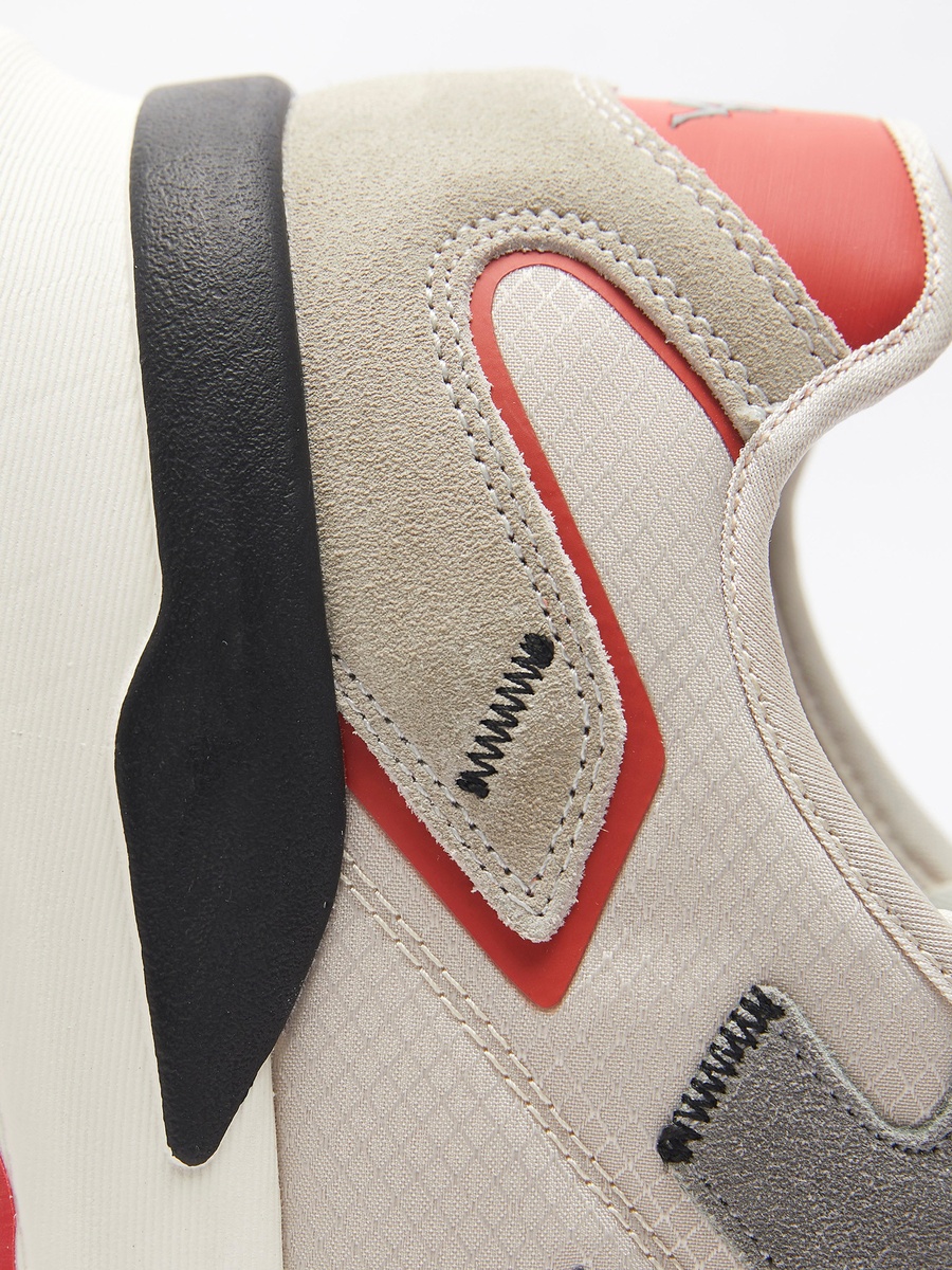 Textured Lace-Up Sneakers
