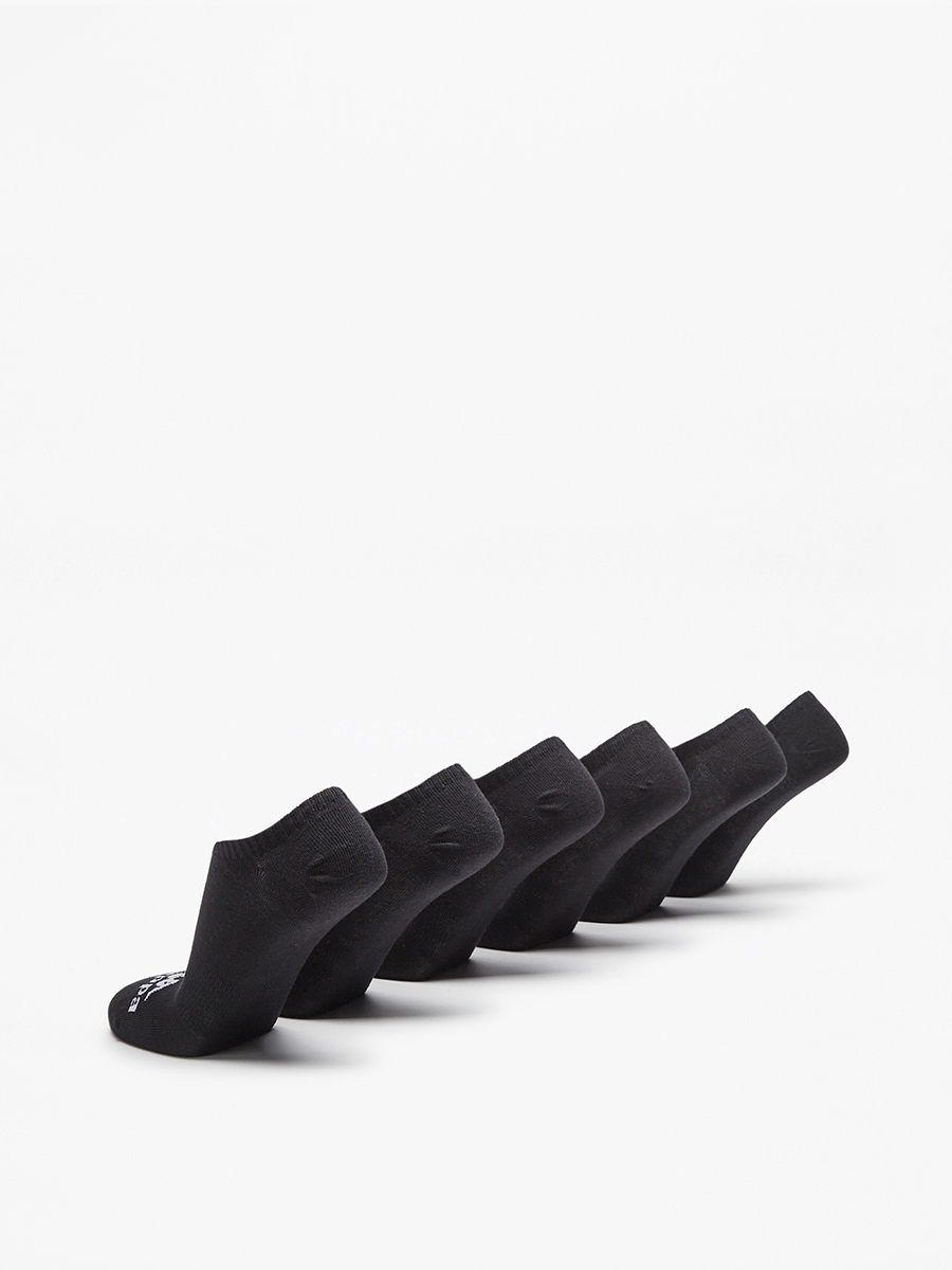 Set of 6 - Logo Detail Ankle Length Sports Socks