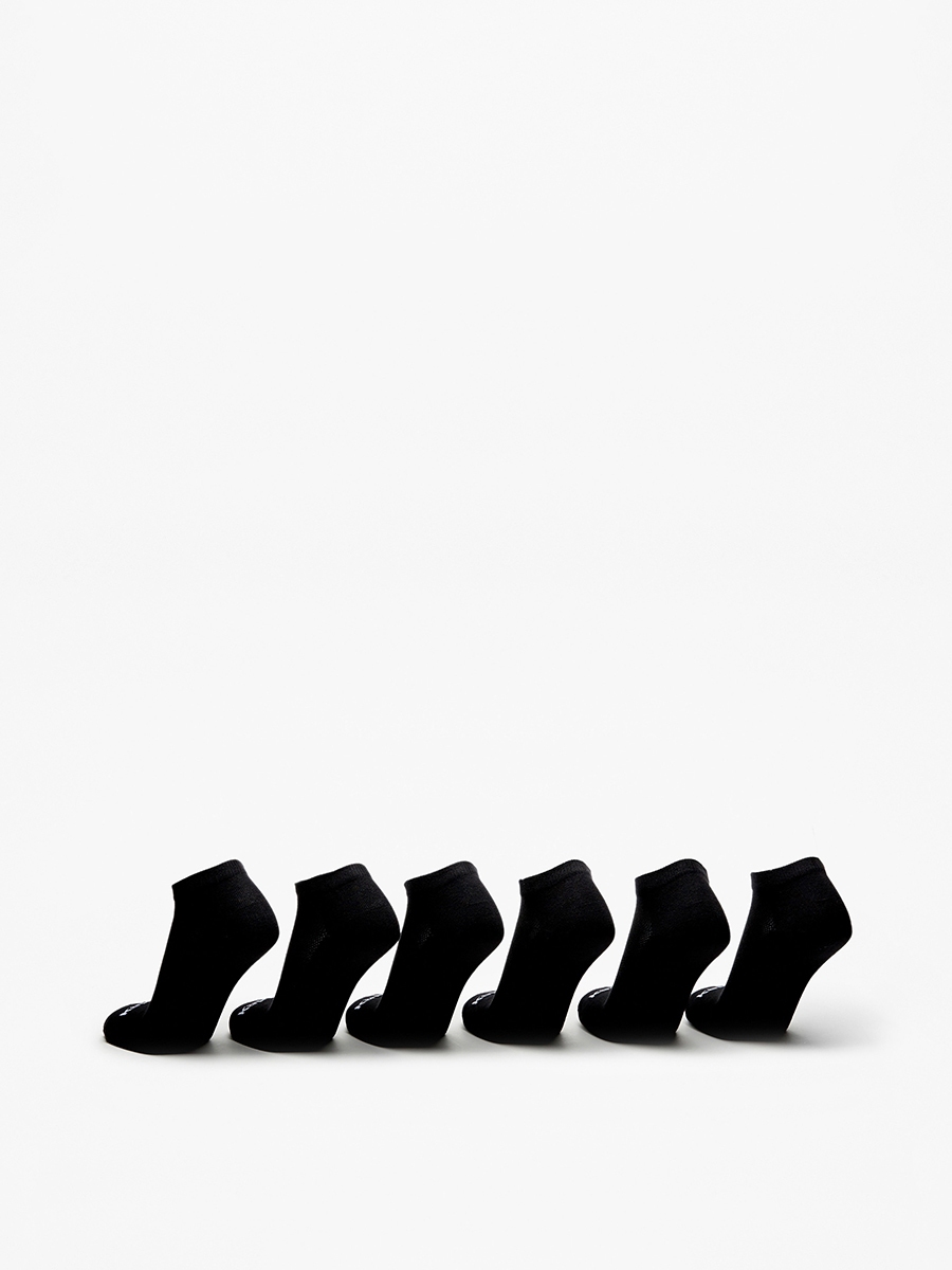 Set of 6 - Logo Detail Ankle Length Sports Socks