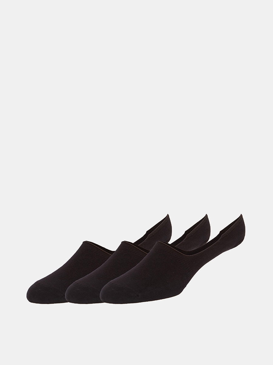 Set of 3 - Solid No Show Socks
