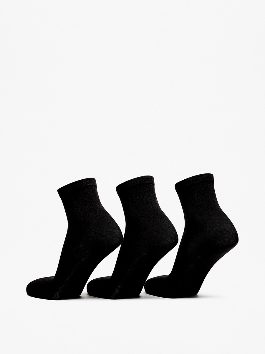 Set of 3 - Solid Ankle Length Socks