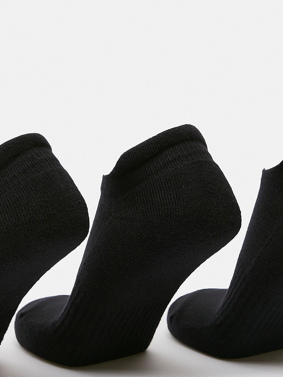 Set of 3 - Textured Ankle Length Sports Socks