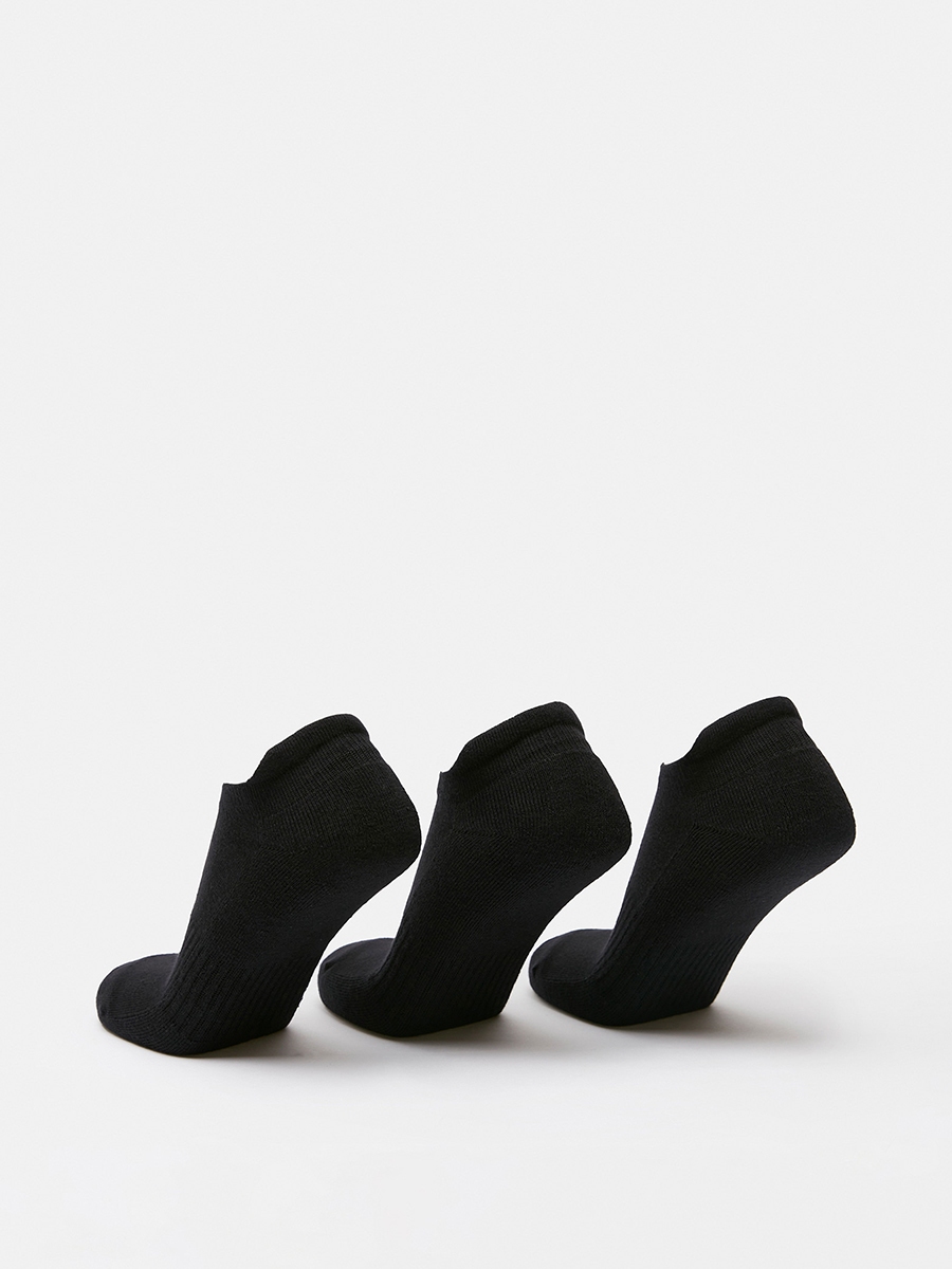 Set of 3 - Textured Ankle Length Sports Socks