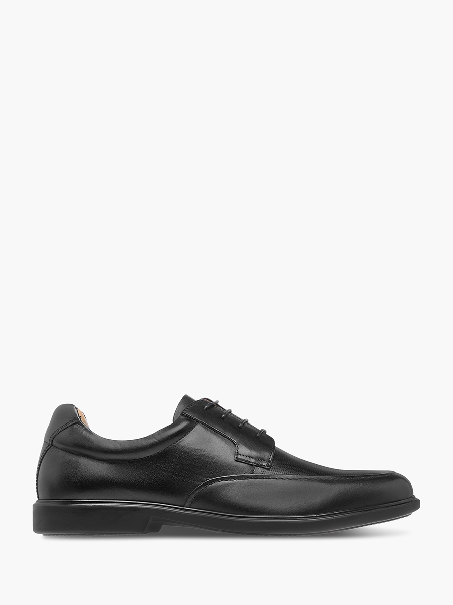 Textured Lace-Up Derby Shoes