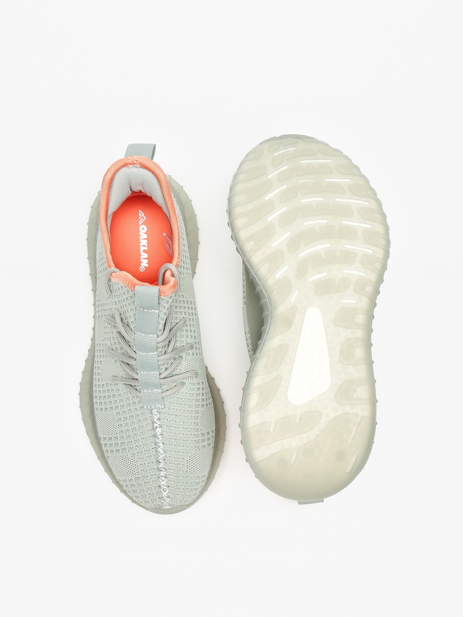 Mesh Walking Shoes with Lace-Up Closure