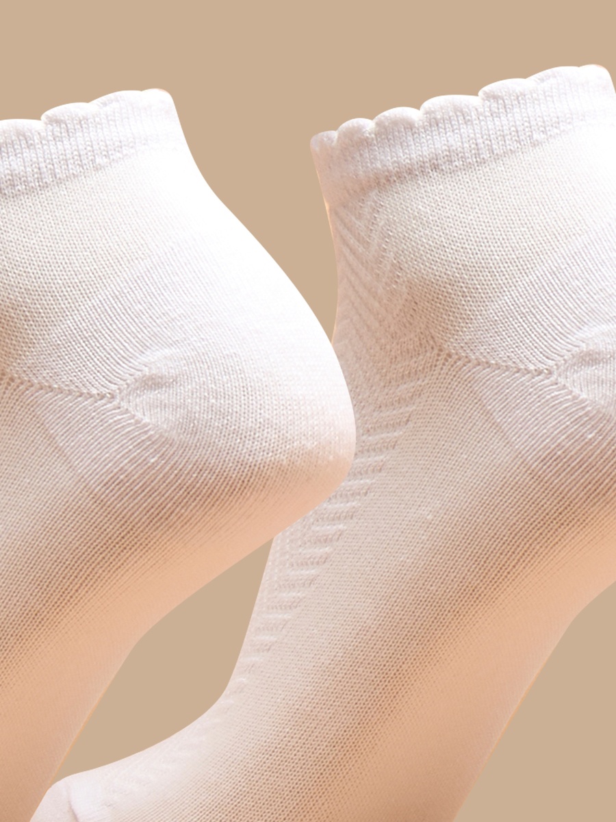 Set of 5 - Textured Ankle Length Socks