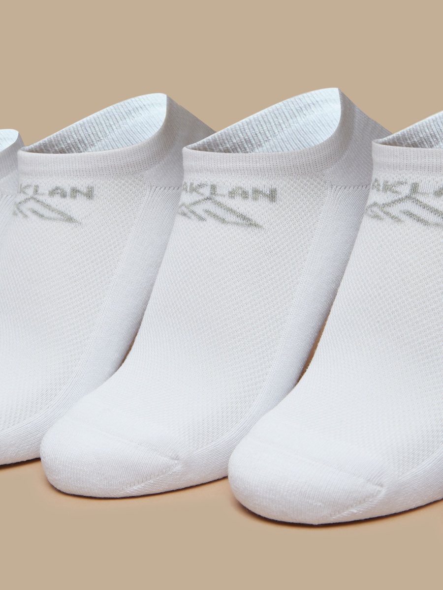 Set of 5 - Logo Print Ankle Length Sports Socks