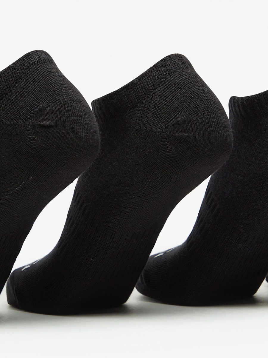 Set of 5 - Logo Print Ankle Length Sports Socks