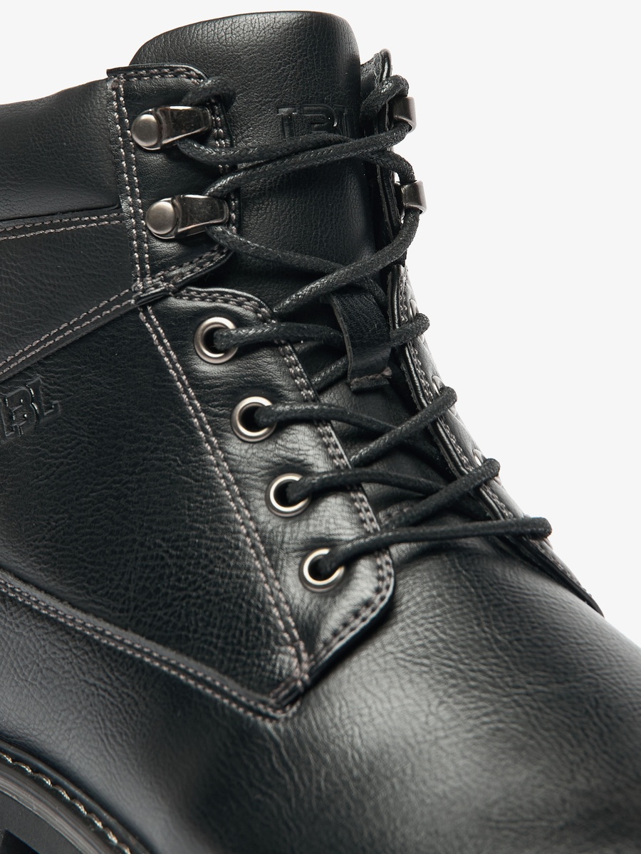 Textured Chukka Boots with Zip Closure