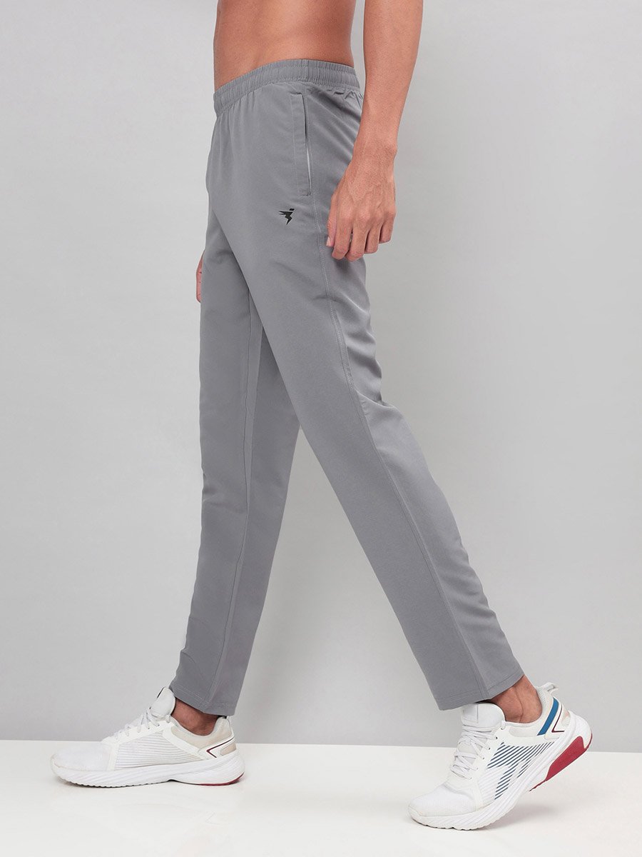 Solid Mid Rise Regular Fit Joggers