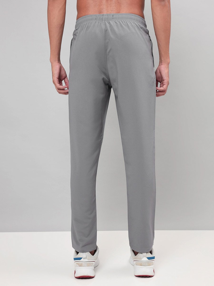 Solid Mid Rise Regular Fit Joggers